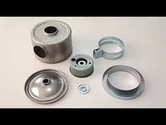 ISO metaal fabriek op maat diep trekken #6 #8 #10 #12 volgrote Aluminium jashouders diep trekken