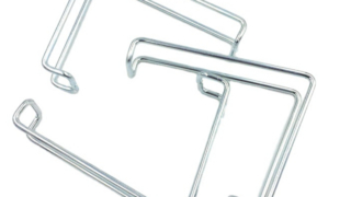 ORIENS dubbele draadkratclip - close-up van echt product