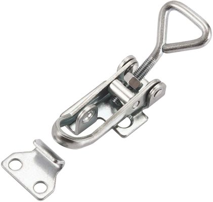 kwaliteit  4006 Spring Toggle Clamp Latch Hasp Mild Stainless Steel For Tool Box Door Window fabriek