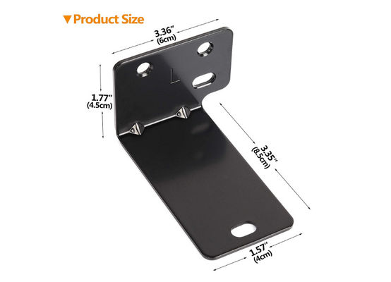 OEM ODM Custom Universal Wall Mount Kit Sound Bar Rack Montage Brackets Zwart Poedercoating Metalen Bracket