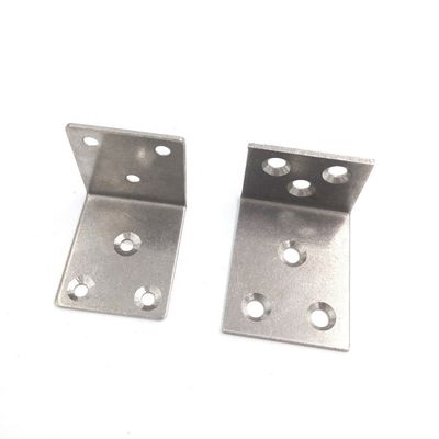Roestvrij staal Carbon Steel Custom Stamping Decorative L-vorm Metal Bracket Hoek Brackets