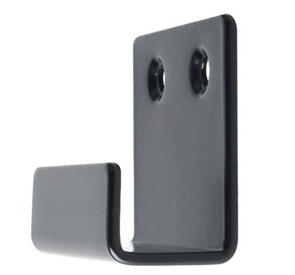 Zwart poeder gecoat stempel staal metaal U-vorm deur barricade brackets Custom
