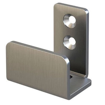 Zwart poeder gecoat stempel staal metaal U-vorm deur barricade brackets Custom