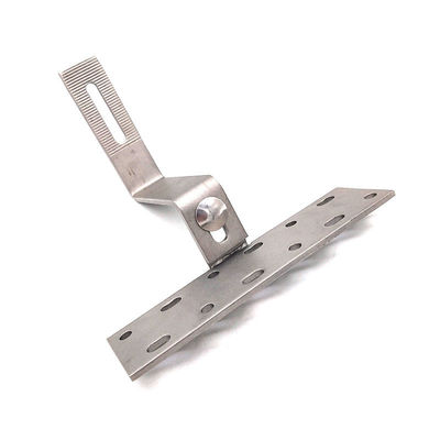 SUS304 Roestvrij staal Zonne-gerelateerde producten Bracketing Verstelbare daktegel Haken Bracket
