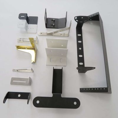 ODM OEM Custom Metal Bracket Roestvrij staal Aluminium Zwarte coating