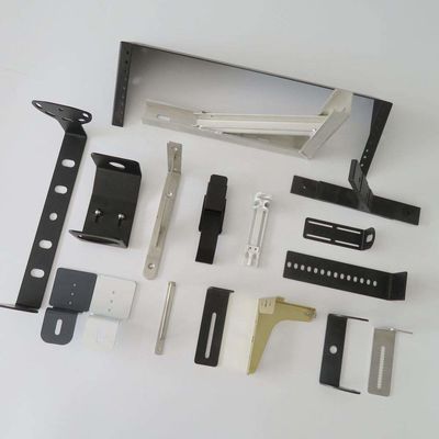 ODM OEM Custom Metal Bracket Roestvrij staal Aluminium Zwarte coating