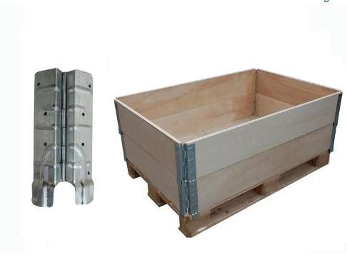 220 80 1,2 mm plaat zacht metaal staal kraag scharnier gegalvaniseerd staal plaat houten doos voor pallet kraag