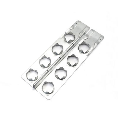 Metalen opvouwbare scharnieren Hardware Fittings 6/8/10 gaten gegalvaniseerd ijzeren plaat pallet kraag scharnieren Houten behuizing Houten kraag