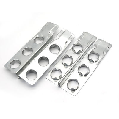 Metalen opvouwbare scharnieren Hardware Fittings 6/8/10 gaten gegalvaniseerd ijzeren plaat pallet kraag scharnieren Houten behuizing Houten kraag