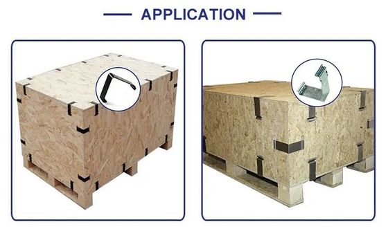 Carbon Steel Stamping Punching Powered Zink Plated Sheet Clamps Crate Clips