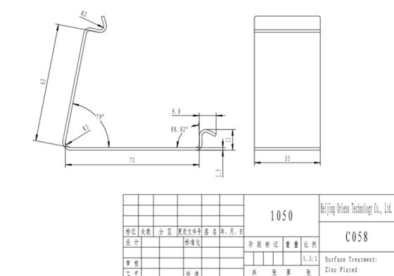 ODM OEM-staal kratclip herbruikbare metaal snapclip springstaal triplex doosclip