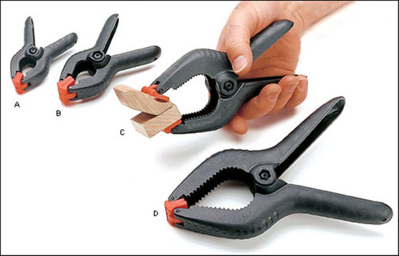 Een type hoge sterkte plastic clip 1 inch nylon veer klem 2 " 4 " 6 " 9 " houtwerktuigen