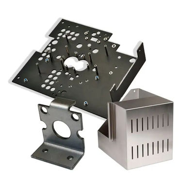 Custom CNC-blaad buigen met laser gesneden metalen onderdelen Stempelen van staal Aluminium plaat Metalen perforeren