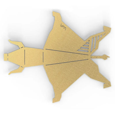 Laser snijdienst Customized Logo Eenvoudige en stijlvolle diervorm