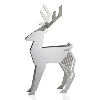 OEM Custom Plaat metalen onderdelen Gepersonaliseerde laser gesneden buigen Messing Origami Stier sculptuur Moderne metaalkunst