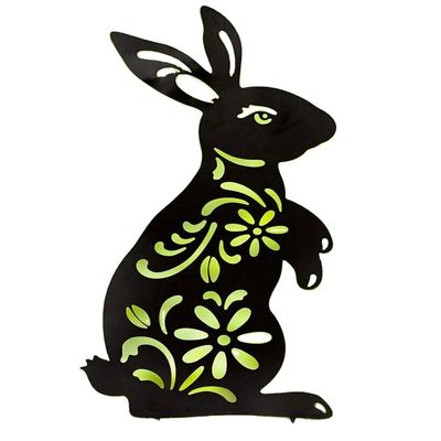 Custom laser gesneden metalen onderdelen metalen laser snijden dier haan tuin silhouet Yard Art tuin stake