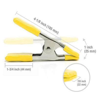 2/4/6 inch veerclamps Multifunctionele houtwerk klemmen Een metalen veerclamps
