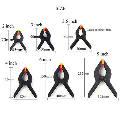 6" plastic klemmen voor houtwerktuigen