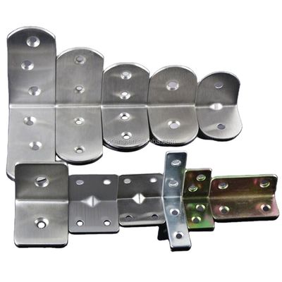 Wandmontage hoekbeugel roestvrij staal metalen hoekbeugel voor hout