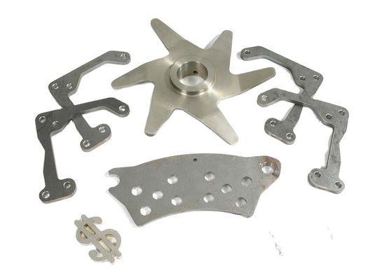OEM Custom Stamping metalen van roestvrij staalplaten met lasersnijden en buigen