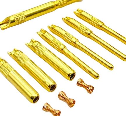 Metalen bronzen lantaarnschrapnel terminal connector Banana Plug terminal voor plaatmetalen fabricage