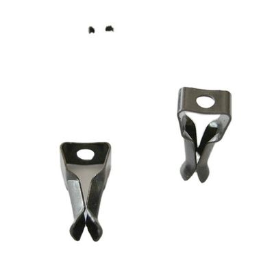 Hoogwaardige op maat gemaakte 18650 Spring Steel Nickel Plated Battery Contact Positieve en Negatieve Plaat Metal Fabricatie