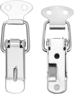 Roestvrij staal 304 Schakelaarslot Nickel geplatte zink afwerking Veer geladen doos Clamp slot hardware product
