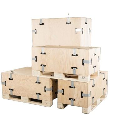 Groothandel V-vormige metaalkistjes met veer, stampen, knippen, delen van knippen, logistiek, houten doos, vaste toebehoren
