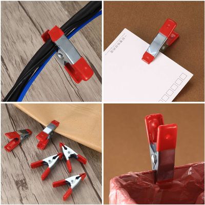 Groothandel DIY Tool 2-inch A Type Steel Spring Clamp Rubber Handle Light Duty Spring Clamps