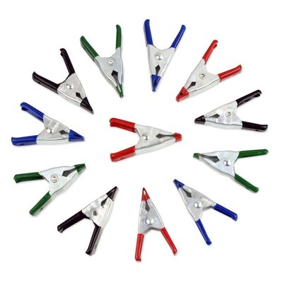 2 inch 4 inch 6 inch stalen veer klampen tent witte een vorm lente kamp snelle vergrendeling klem voor bruidsjurk kleding en tent