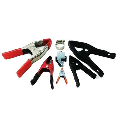 Zware 2 4 6 9 inch metalen veerclampen met PVC-handgrepen voor houtbewerking