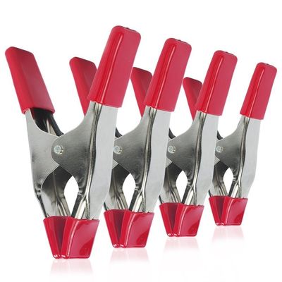 2 inch 4 inch 6 inch stalen veer klampen tent witte een vorm lente kamp snelle vergrendeling klem voor bruidsjurk kleding en tent