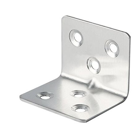 Custom eenzijdige L-vormige hoekbeugel gegalvaniseerd metaal staal voor houtbouw