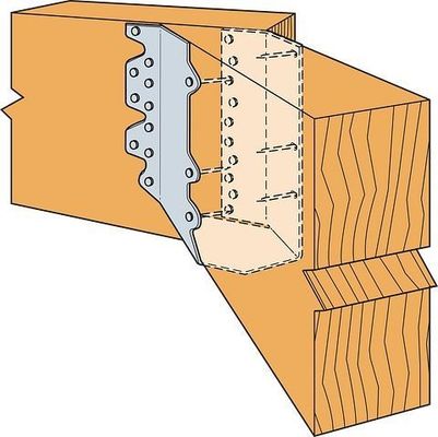 Gegalvaniseerd staal en roestvrij staal met een enkele balk hanger hout connector hardware metalen beugel voor hout