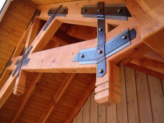 Multi-Shaped Steel Wood Timber Connectors Bracket Joist Hangers Metal Accessories Timber Connectors