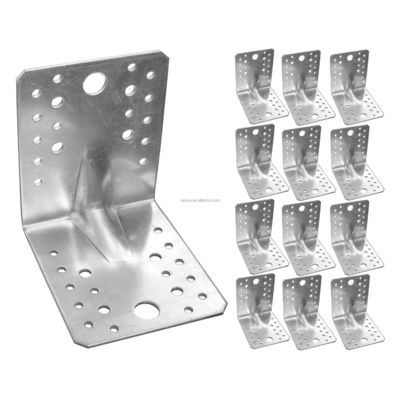 Aanpassing gegalvaniseerd staal hout connector hardware metaal decoratieve L-beugel voor hout