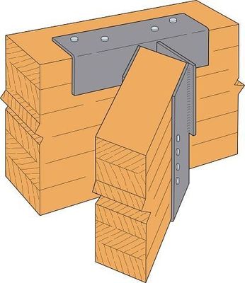 Gelast staal hout hout connectoren met meerdere vormen balkhangers en beugel metalen accessoires gestempeld verwerkt