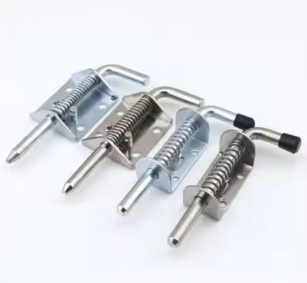 Warm verkoop gegalvaniseerd veer geladen slot pin vat boor geborsteld afgewerkt deur slot gratis monster