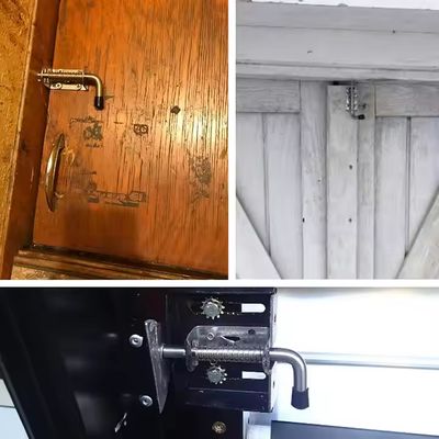 Warm verkoop gegalvaniseerd veer geladen slot pin vat boor geborsteld afgewerkt deur slot gratis monster