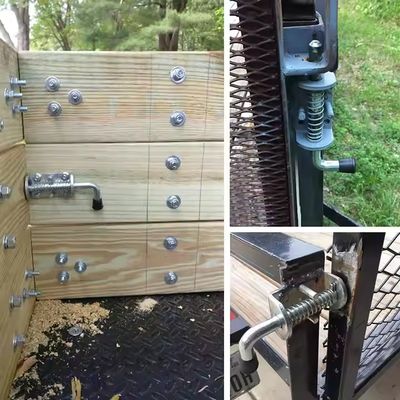 Warm verkoop gegalvaniseerd veer geladen slot pin vat boor geborsteld afgewerkt deur slot gratis monster