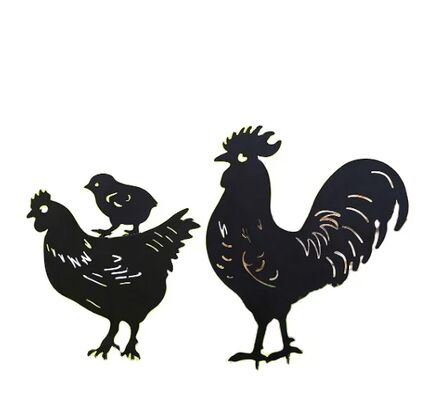 Custom Pattern Laser Cut Crafts Metalen Decoraties voor Tuin Parken Ornamenten met aangepaste kleur