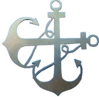 Custom Pattern Laser Cut Crafts Metalen Decoraties voor Tuin Parken Ornamenten met aangepaste kleur