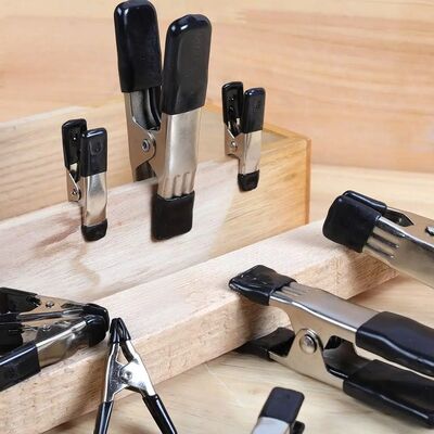 Verstelbare metalen veerbeklemmen Gereedschap Hardware Handklemmen Witte metalen klem 10cm 15cm 23cm