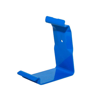 Metalen kistclip met gewalste randen voor houten dozen, met blauw poeder